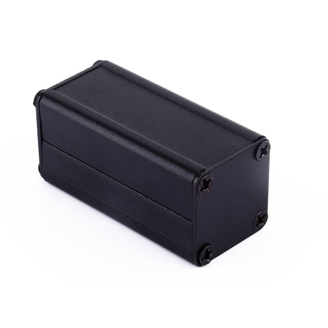 Aluminum PCB Instrument Box, Extruded Aluminum Case, Split Electronic Cooling Case, 50x25x25mm, for Electronic Projects, Power, Electrical Boxes