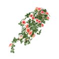 thumbnail image 1 of ziyahi Artificial Rose Garland Simulation Flower Vine Floral Decor Wall Hanging Plastic artificial Flower Rattan, Champagne, 1 of 8