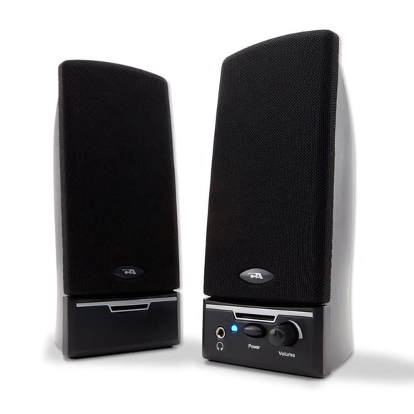 Cyber Acoustics CA2014 4W 2pc Desktop Speakers -Black