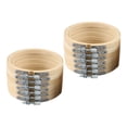 thumbnail image 2 of Rongfmy bamboo Embroidery Hoops bulk set Adjustable 3 inch, 2 of 7