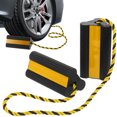 thumbnail image 1 of Heavy Duty Rubber Wheel Chocks 2pcs Tire Stopper Blocks for Travel Trailers RV Truck Car, 1 of 8