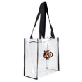 thumbnail image 1 of Little Earth Productions 301311-BENG Sac de Stade Carré Transparent Cincinnati Bengals, 1 of 4