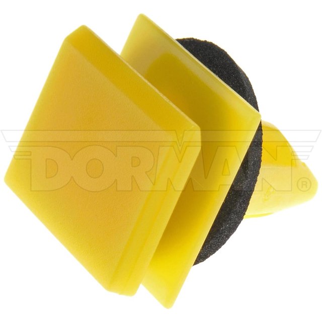 Dorman Molding Clip 963-217D OE Solutions; For Use With General Motors Models; 0.8 Inch Length; Yellow; Plastic; Pack Of 2