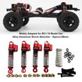 thumbnail image 3 of Wweixi 4pieces Front Rear Shock Absorber Damper For Hobbyplus 1/18 CR18P Rock Van Durable And Easy To Install Front Rear Shock Black 1Set, 3 of 6