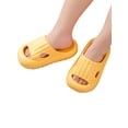 thumbnail image 3 of UKAP Kids Shower Slippers Backless Slide Sandals Flat Water Shoes Home Clogs Comfort Yellow 8C, 3 of 6