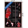 thumbnail image 2 of Michael Jordan - Timeline Wall Poster, 22.375" x 34" Framed, 2 of 4
