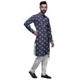 thumbnail image 2 of Atasi Kurta Imprimé de Designer pour Garçons Ensemble Kurta Pyjama Décontracté Vêtements d'Été, 2 of 3