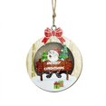 thumbnail image 2 of Christmas Wooden Luminous Decorated Christmas Tree Pendant, 2 of 4