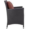 thumbnail image 2 of Pemberly Row Chaise de Salle à Manger de Patio, Espresso et Beige (Ensemble de 2), 2 of 3
