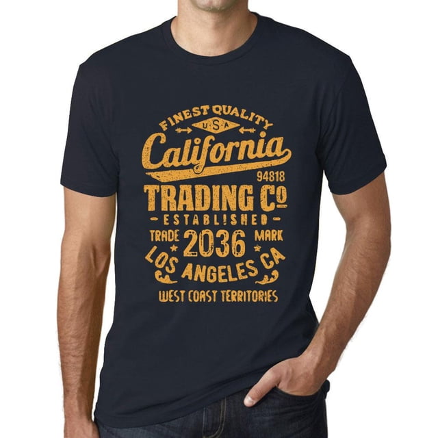 Men's Graphic T-Shirt California Trading Since 2036
