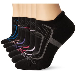 Fruit of the Loom Women's 6-Pair Low Cut Socks