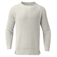 thumbnail image 4 of PMUYBHF Homme Hommes Veste en Jean Noire Chandail à Capuchon Uni et Hiver Automne Manche Col Rond Cardigan Chandail Blouse Chandail Long pour Homme Chandails pour Homme Pulls TG, 4 of 7