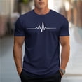 thumbnail image 2 of Plebaso T-shirt Graphique pour Hommes Été Manches Courtes T-Shirts Col Rond Chemises Décontractées Hauts de Plage Imprimés pour Hommes, 2 of 5