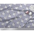 thumbnail image 2 of Soimoi Poly Georgette Fabric Pug Dog Print Fabric by The Yard 42 Inch Wide, 2 of 3