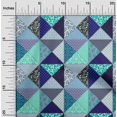 thumbnail image 2 of oneOone Cotton Silk Light Blue Fabric Quilt Patchwork Craft Projects Decor Fabric Printed By The Yard 42 Inch Wide, 2 of 5