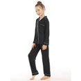 thumbnail image 2 of WEAIXIMIUNG Unisex Toddler Pajama Set Long Sleeve & Pants Comfortable Fabric Button Up Collar Loose Fit Homewear 5-6 Years, 2 of 6
