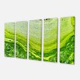 thumbnail image 2 of Polluted Water With Algae in Green - Large Abstract Canvas Artwork, 2 of 3