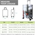 thumbnail image 2 of Travel Luggage Cover Suitcase Protector Fits 18-32 Inch Luggage Wheel Covers Patterned Travel Related Items Flower Luggage Protector Elastic Luggage Anti-scratch Suitcase Cover S, 2 of 5