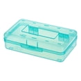 thumbnail image 2 of EGNMCR 2pc Plastic Pencil Box Large Capacity Pencil Boxes Clear Boxes With Snap-tight Lid Stackable Design And Stylish Office Supplies Storage Organizer Box Pencil Boxes, 2 of 2