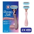 thumbnail image 1 of Hydro Silk Rose Gold Metal Handle Women's Razor and 2 Refills, 1 of 17