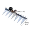 thumbnail image 3 of Heavy Duty Garden Rake, Steel Hoe Weeding Rake, Manual Metal Cultivator Tool For Farming Gardening, Durable Hand Weeder For Soil Loosening Planting Digging Garden Tool, 3 of 3