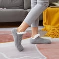 thumbnail image 4 of 1 Pair Floor Socks Unisex Wear Resistant Fine Stitching Anti-friction Cold Resistant Slipper Socks for Winter, 4 of 8