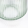 thumbnail image 4 of Sabatier 4 pack DOF Ribbed Glasses 380ml Green, 4 of 5