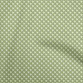 thumbnail image 1 of oneOone Rayon Green Fabric Houndstooth Sewing Material Print Fabric By The Yard 56 Inch Wide, 1 of 4