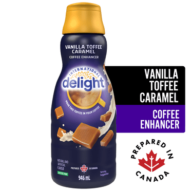 International Delight Vanilla Toffee Caramel Coffee Creamer