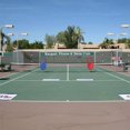 thumbnail image 3 of OnCourt OffCourt Grand Pop Up Objectifs de Pratique de Tennis, Ensemble de 2, Bleu & Rouge, 3 of 5
