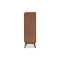 thumbnail image 5 of Baxton Studio Brighton Moderne White et Bois de Walnut 4 Tiroirs Chest, 5 of 5