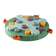 Creative Dog Smart Beginner & Slow Feeder - IQ Interactive Training Toy Box, Non-Slip Bottom - Blue
