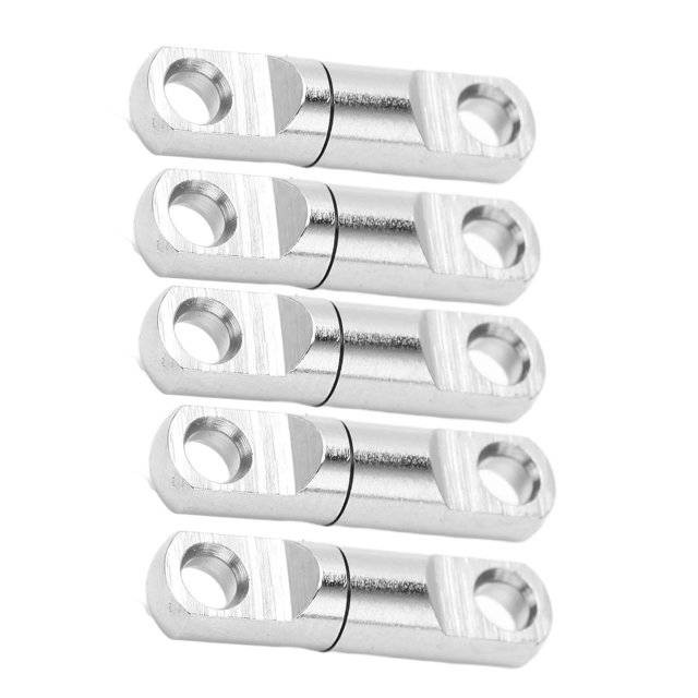 Émerillons de Pêche Crochet Émerillons de Pêche Connecteur d'Hameçon 5 Pcs/ensemble Acier Inoxydable Type Colonne Roulement à 360° Émerillons de Pêche Connecteur d'Hameçon