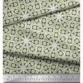 thumbnail image 2 of Soimoi Cotton Duck Fabric Floral Block Print Fabric by Yard 42 Inch Wide, 2 of 5