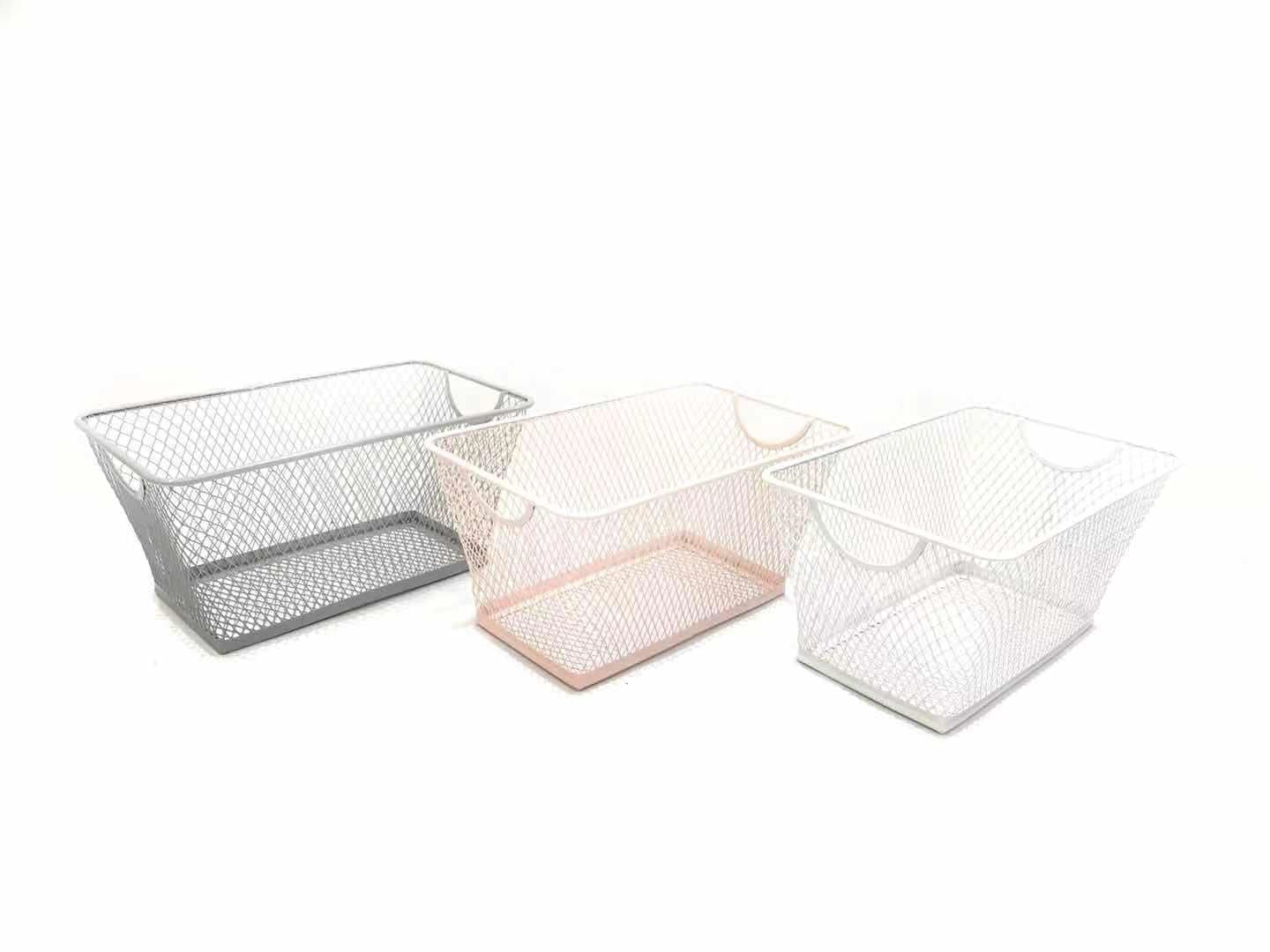 Hometrends CC Lot de 3 paniers en fil