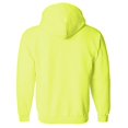 thumbnail image 2 of Gildan Men's Fleece Zip Hooded Sweatshirt Safety Green Small, 2 of 2