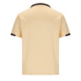 thumbnail image 4 of Dvkptbk Men Short Sleeve Button Regular Pullover Top Comfort Casual Work T-Shirts on Clearance, 4 of 5