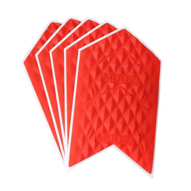 ZLight 5 Pcs Autocollants de Vélo Protection de Cadre de Bicyclette Imperméable Antidérapant Couvre-Châssis Grand Rouge 5 Pcs 1 Ensemble