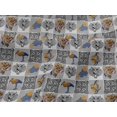thumbnail image 3 of oneOone Viscose Jersey Fabric Patchwork Block Printed Fabric 1 Yard 60 Inch Wide, 3 of 4
