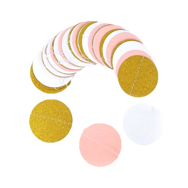 3meters Round Cardboards String Paper Garland Ornaments Hanging Party Wedding Xmas Decorations