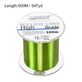 thumbnail image 2 of Uxcell 547Yard 3Lb Fluorocarbon Coated Monofilament Nylon Fishing Line Light Green, 2 of 7
