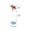 Blue, variant on Automatic Cat Teaser Interactive Cat Toy with Cat Feather Collar and Self Play Cat Wand, Cat Hunting Toy with 7 Natural Feathers, Adjustable Size, Catnip Sound, Pink Blue, Pink