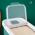 thumbnail image 3 of 10KG Rice Storage Container Cereal container 25 Dry Food Rice Storage Container Orange, 3 of 9
