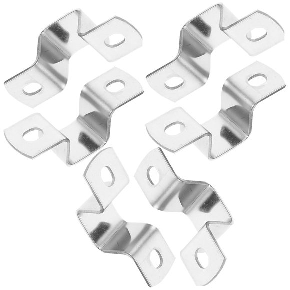 DEEPCRAFF 6pcs Sturdy Fixation Tube Tension Clamps Stainless Steel Pipe Tube Clamps