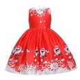 thumbnail image 1 of WEAIXIMIUNG Robes Filles 5T Yindu Robes Enfants Enfant Filles Robe de Concours Robe de Noël Danse Fête Robe 6-7 Ans, 1 of 4