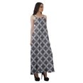 thumbnail image 3 of Moomaya Robe d'Été Sans Manches pour Femmes, Ligne A, Imprimée Partout, pour Fête, 3 of 4