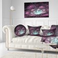 thumbnail image 1 of Purple Fractal Flower - Modern Floral Canvas Art Print, 1 of 3