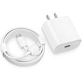 thumbnail image 3 of For Apple iPhone 14 13 12 11 Super Fast Lightining Charging cable with 20W Adapter USB C 3 FT Wall Charger Compatible with iPhone 14/14 Pro13/13Pro/12/12 Pro/11/11Pro 3 pack, 3 of 5