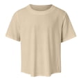 thumbnail image 4 of Cathalem T-Shirt pour Homme à Manches Courtes, Col Ras du Cou Uni, Kaki TG, 4 of 5