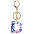 thumbnail image 3 of Fashion 26 Letters Resin Keychains For Women Girls Bag Pendant Charm Handbag Accessories, 3 of 5